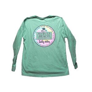 Southern Spirit Shirt Adult Extra Large Salty Vibes South Carolina Palmetto Mens
